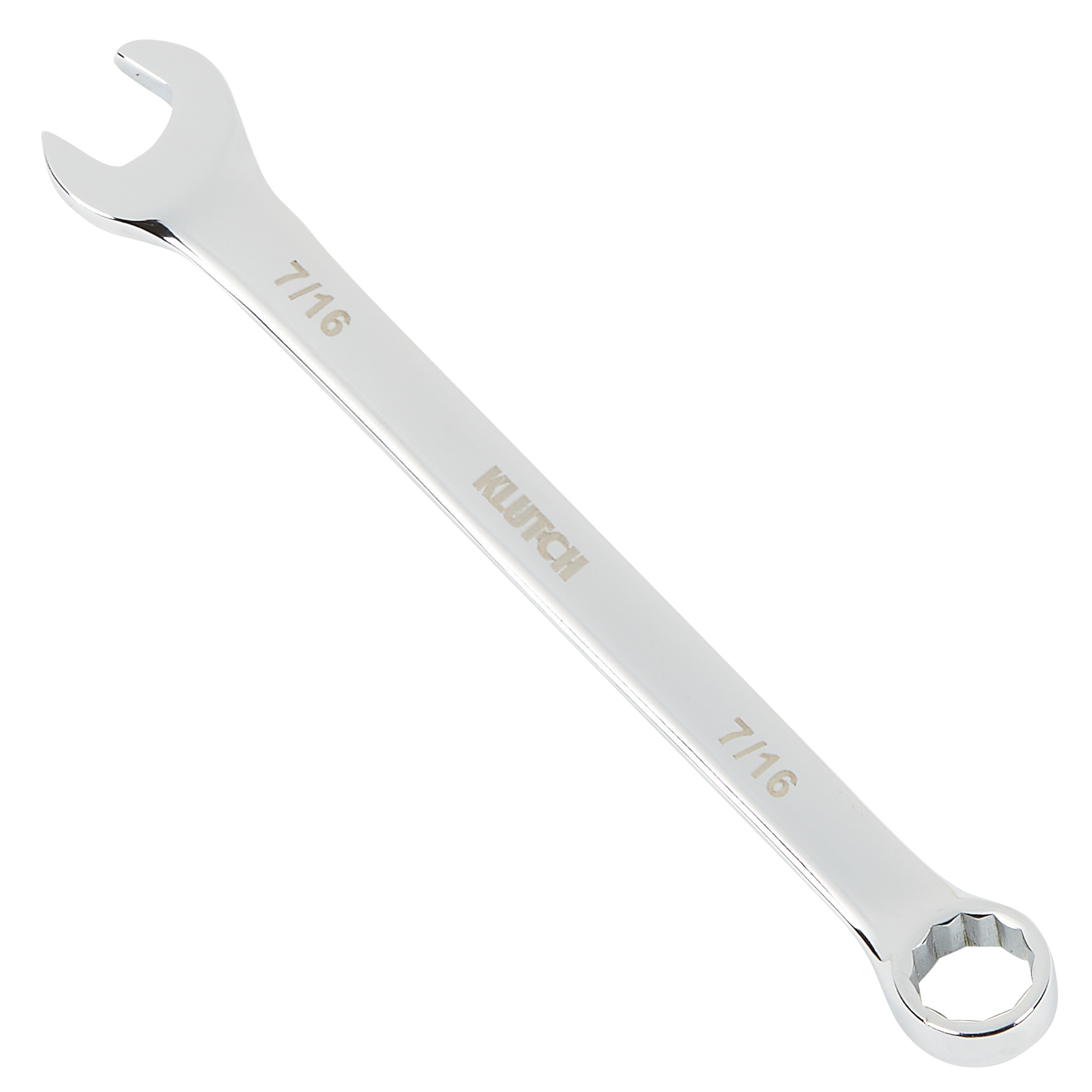 Klutch Combination Wrench, 7/16in. x 5.31in.